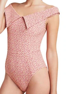 Vintage One Piece Badkläder Kvinnor